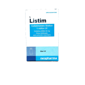 LISTIM (COLISTIMETATO SODICO) 1 MILLON UI /EQUI 34 MG AMP (NEOPHARMA)