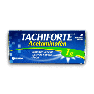 TACHIFORTE (ACETAMINOFEN) 1 G X 20 TAB (ELMOR)