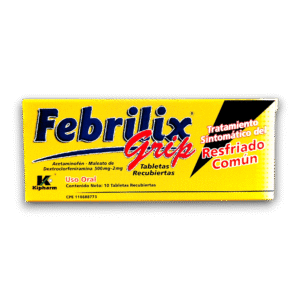 FEBRILIX (ACETAMINOFEN /DEXTROCLORFENIRAMINA) 500 MG /2 MG X 10 TAB (KIMICEG)