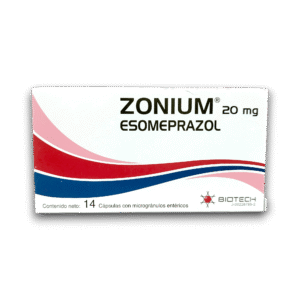 ZONIUM (ESOMEPRAZOL) 20 MG X 14 CAP (BIOTECH)