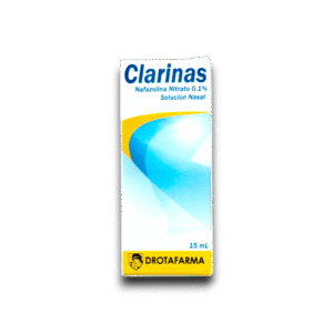 CLARINAS (NAFAZOLINA) 0,1 % ADU GOTAS NASALES (DROTAFARMA)