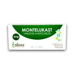 MONTELUKAST 5 MG X 30 TAB MASTICABLES (ALESS)