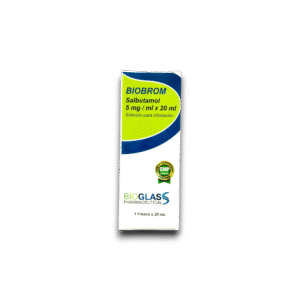 BIOBROM (SALBUTAMOL) 0,5 % SOL P/INH FCO 20 ML (BIOGLASS)
