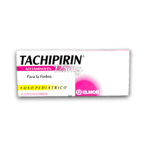 TACHIPIRIN (ACETAMINOFEN) 125 MG X 6 SUP (ELMOR)