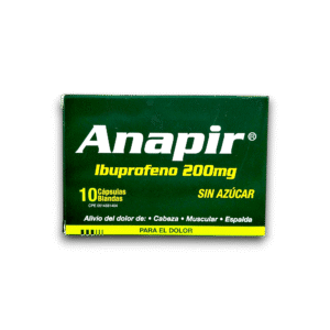 ANAPIR (IBUPROFENO) 200 MG X 10 CAP BLAND (FC PHARMA)