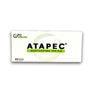 ATAPEC (QUETIAPINA) 100 MG X 30 COMP REC (FC PHARMA)