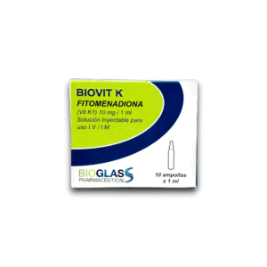 BIOVIT K (FITOMENADIONA) 10 MG AMP I.M /I.V (BIOGLASS)