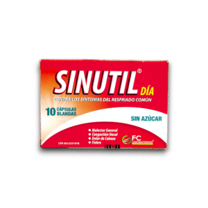 SINUTIL DIA (ACETAMINOFEN / CAFEINA / CLORFENIRAMINA) X 10 CAP BLAND (FC PHARMA)