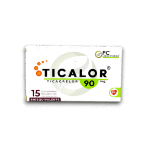 TICALOR (TICAGRELOR) 90 MG X 15 COMP (FC PHARMA)