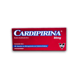CARDIPIRINA (ACIDO ACETILSALICILICO) 80 MG X 30 CAP (VARGAS)