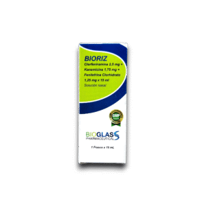 BIORIZ (CLORFENIRAMINA /KANAMICINA /FENILEFRINA) 2.5 MG /1.75 MG /1.25 MG SOL NASAL 15 ML (BIOGLASS)