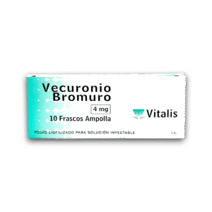 VECURONIO BROMURO 4 MG POLVO LIOFILIZADO AMP (VITALIS)
