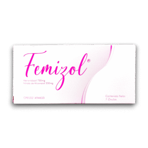 FEMIZOL (METRONIDAZOL /MICONAZOL) 750 MG /200 MG X 7 OVULOS VAG (VARGAS)