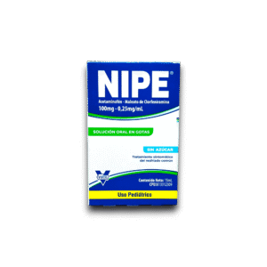 NIPE (ACETAMINOFEN /CLORFENIRAMINA) 100 MG /0.25 ML FCO GOTAS 15 ML (VARGAS)