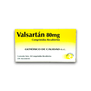 VALSARTAN 80 MG X 30 COMP REC (VARGAS)