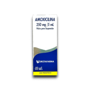 AMOXICILINA 250 MG /5 ML P /SUSP ORAL FCO 60 ML (DROTAFARMA)