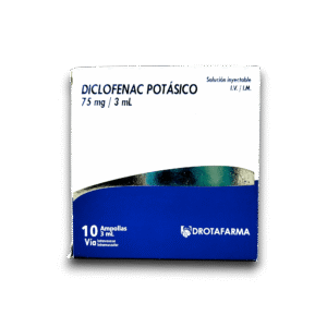 DICLOFENAC POTASICO 75 MG /3 ML AMP I.M /I.V (DROTAFARMA)