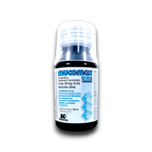 MUCOMAX PLUS (AMBROXOL /LORATADINA) 30 MG /5 MG /5 ML SOL ORAL FCO 60 ML (KIMICEG)