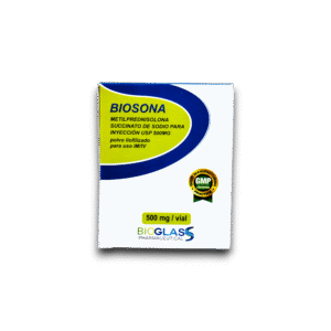 BIOSONA (METILPREDNISOLONA) 500 MG AMP IV/IM (BIOGLASS)