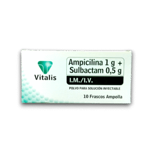 AMPICILINA /SULBACTAM 1.5 G AMP I.V (BIOSANO)