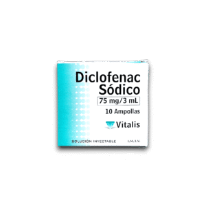 DICLOFENAC SODICO 75 MG /3 ML AMP I.M /I.V (VITALIS)