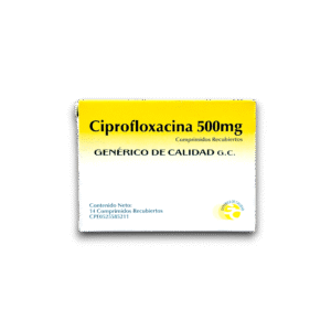 CIPROFLOXACINA 500 MG X 14 COMP REC (VARGAS)