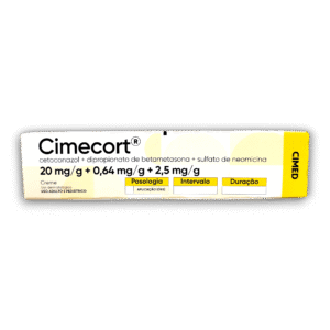 CIMECORT (KETACONAZOL /BETAMETASONA /NEOMICINA) 20 MG /2,5 MG /0,64 MG CREMA X 30 G (CIMED)