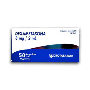 DEXAMETASONA 8 MG /2 ML AMP (DROTAFARMA)