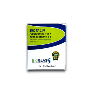 BIOTALIN (PIPERACILINA /TAZOBACTAM) 4,5 G AMP (BIOGLASS)