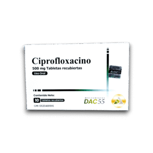 CIPROFLOXACINA 500 MG X 10 TAB (DAC 55)