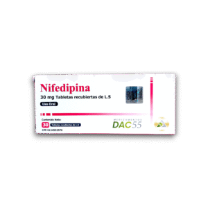 NIFEDIPINA L.P 30 MG X 30 TAB (DAC 55)