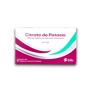 CITRATO DE POTASIO 1080 MG X 10 TAB (ZUZU)