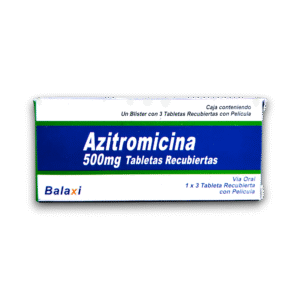 AZITROMICINA 500 MG X 3 TAB (BALAXI)