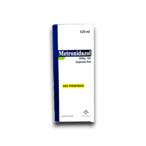 METRONIDAZOL 250 MG /5 ML SUSP ORAL FCO 120 ML (FARMAMED)
